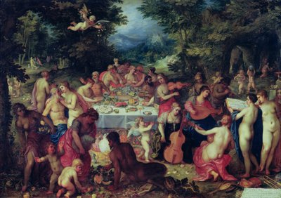 The Banquet of the Gods by Hendrik van the Elder Balen